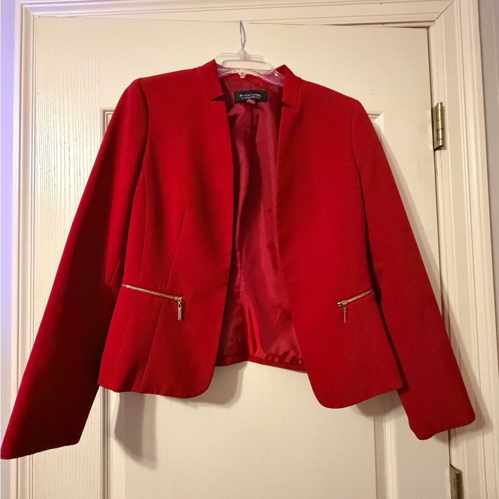 Black Label by Evan-Picone - Red Blazer - 8